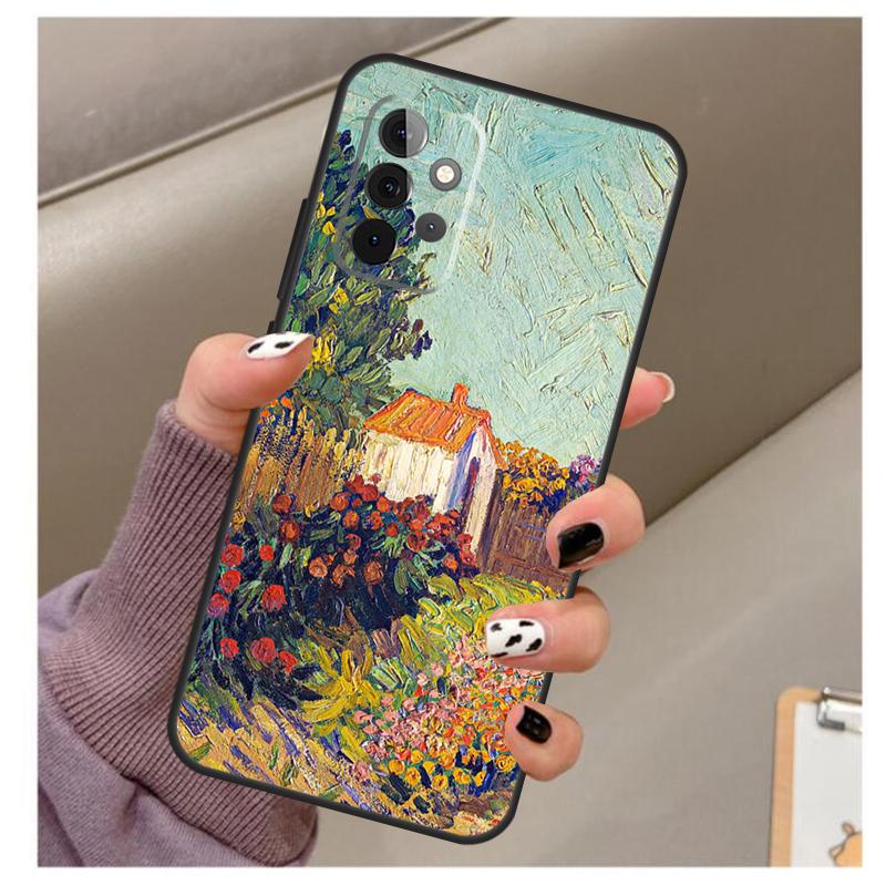 Paintings Starry Night Van Gogh Case For Samsung Galaxy A35 A55 A15 A32 A12 A22 A52 A06 A54 A34 A14 A56 A36 A26 A16 A13 A53