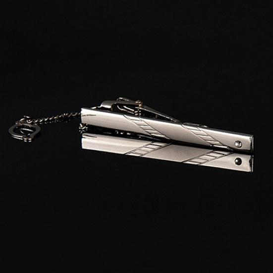 Gentleman Wedding Business Silver Metal Simple Suit Necktie Tie Clip Bar Pin