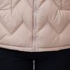 Light Purple Quilted Vest for Women - Chic, Warm, Sleeveless Polyester Top with Zipper Closure for Spring/Fall