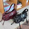Underarm Bags For Women Luxury Designer Handbag Purses In Vintage PU Leather Rivet Decoration Shoulder Crossbody