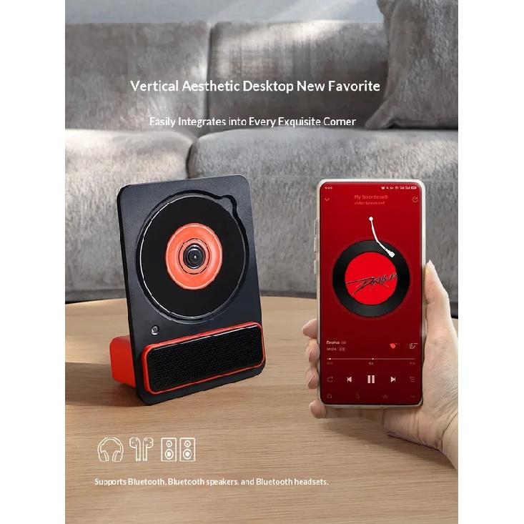 Portable CD Player Wireless Bluetooth Music Player Rechargeable Music Album CD DISC Player Home CD Machine with Remote Control