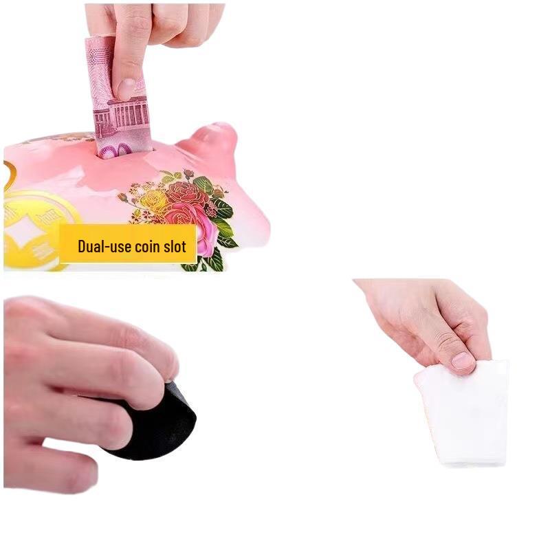 2025 Piggy Bank: In-Only Savings Jar for Kids & Adults