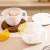 1L Egg Liquid Filter Measuring Cup Clear Large Capacity Baking Whisk Bowl with Scale Metering Cup Baking Measurer Tools