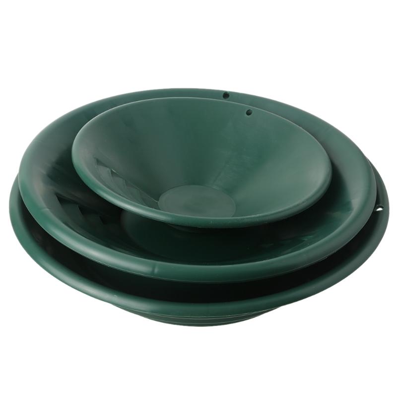 Upgraded Outdoor Gold Pan Gold Prospecting Tool Quality Plastic Made 4 Pieces/set Durable River Tool Multipurpose Pan