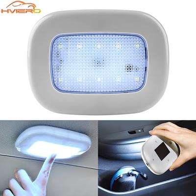 Car Door 10Led DC 12V Roof Lighting Decoration Trunk Dome Reading Light Welcome Ceiling Tail Interior Auto Touch Lamps Universal