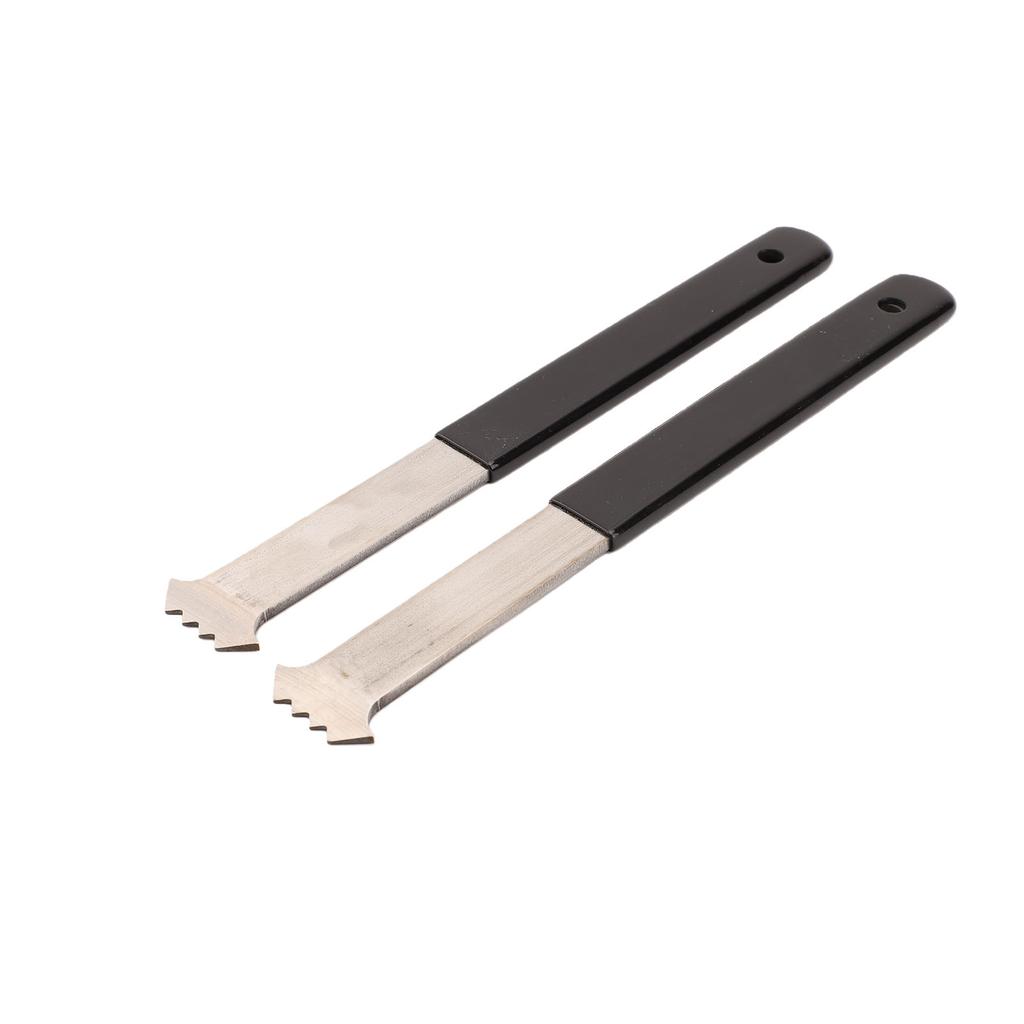 2 Pcs Paver Puller Galvanized Steel Joint Scraper Microserrated Edges Paver Extractor Tool for Garden Yard