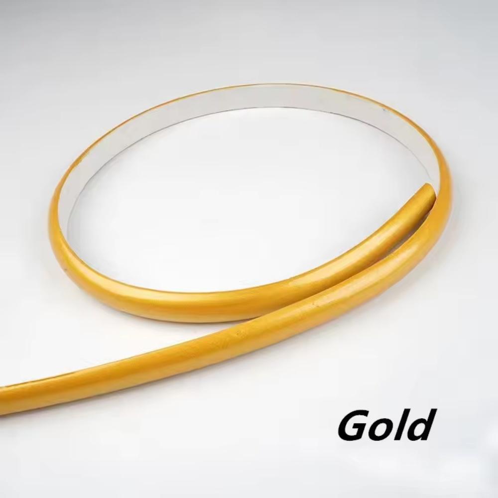 1pc 1M/39.37in Pvc Flexible Bendable Strips Panel Moulding Door Mirror Frame Trim Self-Adhesive Living Room Mirror Edge Decor