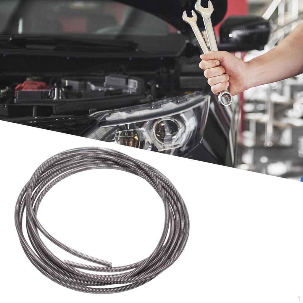 Brake Line Guard Easy to Use, Sturdy, 16ft Stainless Steel Parts for 3/8 OUTER.D. Tube