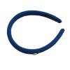 Small Gold Medal Colored Woolen Velvet Faceband - Simple Autumn/Winter Pure Color Thin Style Headband for Hair
