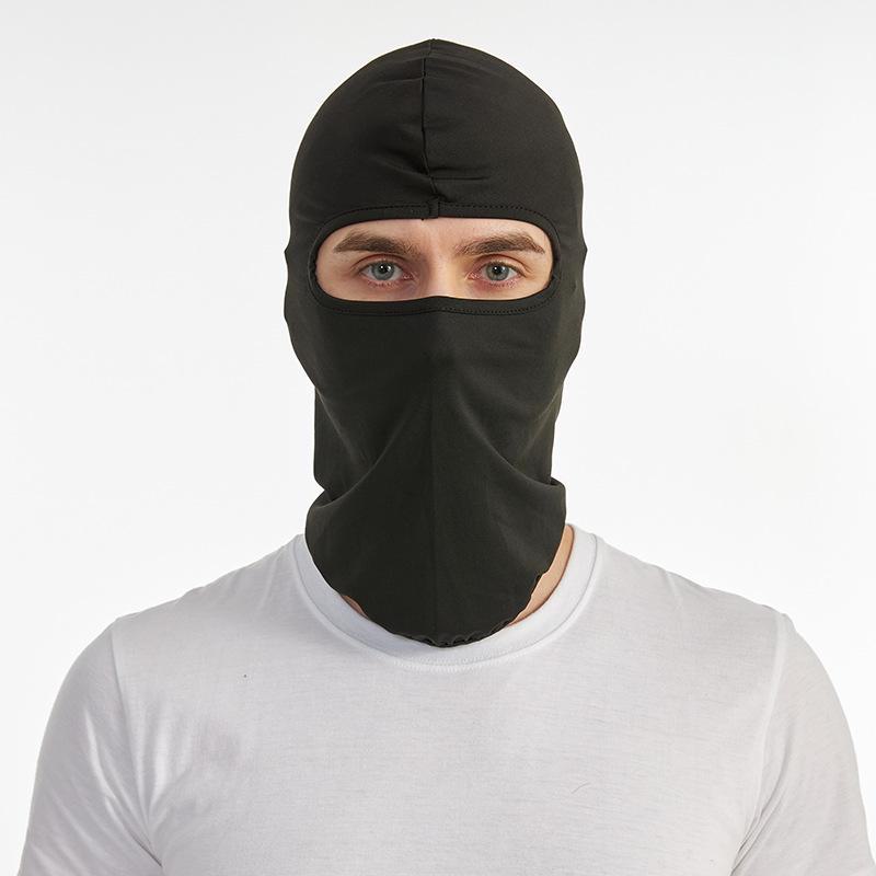 Masque de Cyclisme en Soie Glacée à Séchage Rapide: Protection Solaire & Couvre-tête Coupe-vent Respirant pour Sports de Plein Air & Moto