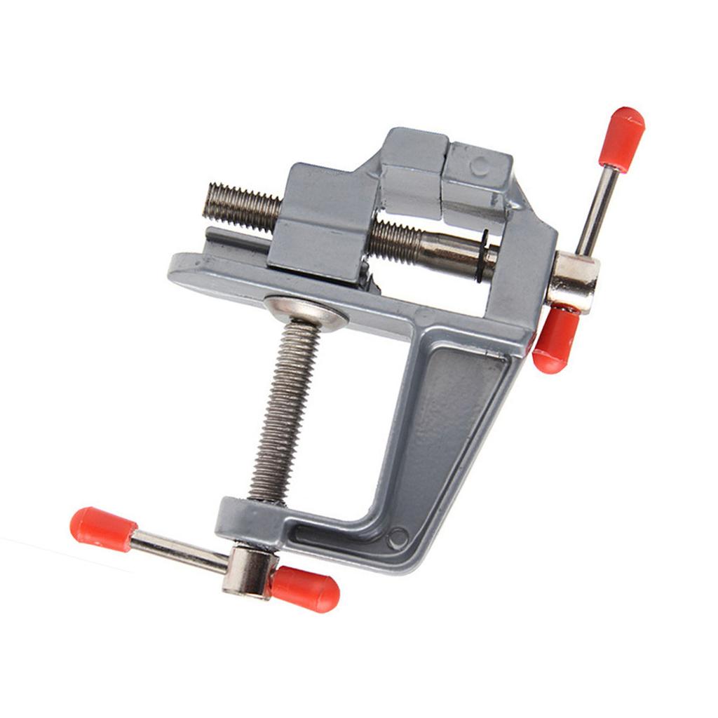 Small Bench Vise Clamp On Metal Mini Table Vise Tool for Woodworking 35mm Clamping Thickness