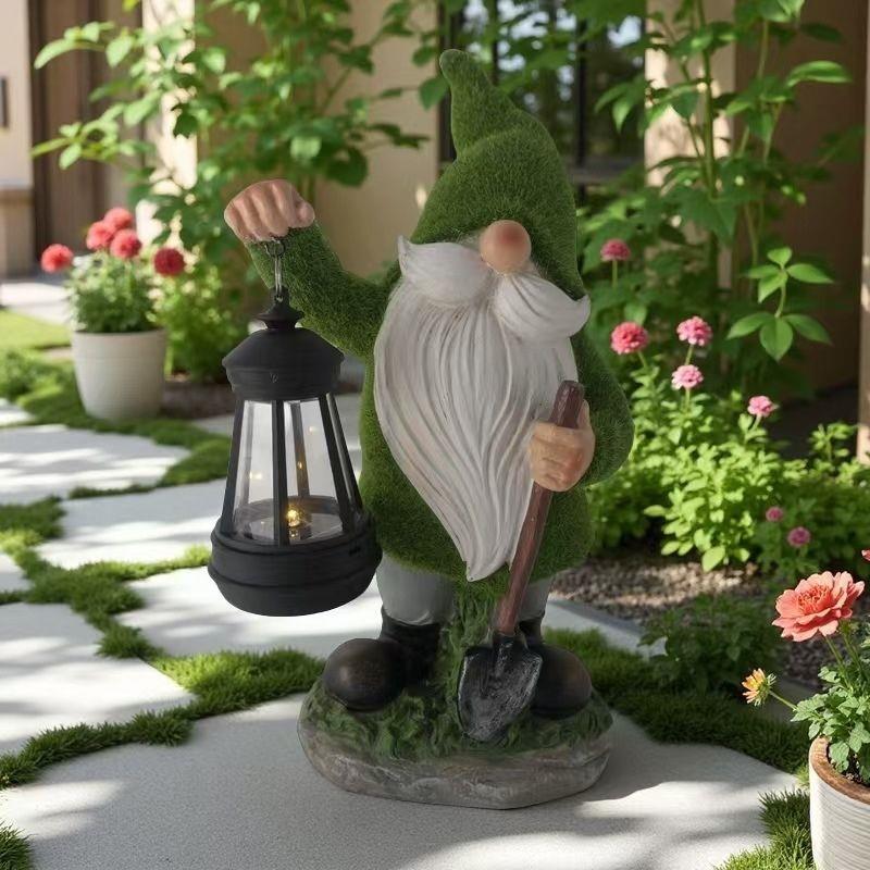 Clearance Solar Gandalf Garden Ornament - Outdoor Balcony Lamp Decoration