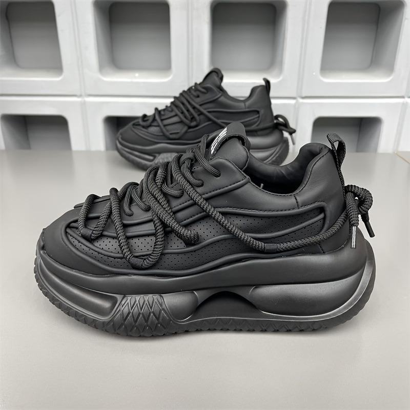 Pantofi Casual Monocromi, Versatili și la Modă, Pantofi Albi Rezistenți la Murdărie, Pantofi Dad la Modă și Simpli pentru Bărbați