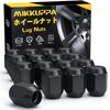 MIKKUPPA Wheel Nuts M12 X P1.5 for Toyota, Mazda, Mitsubishi and Daihatsu Taper Troupe