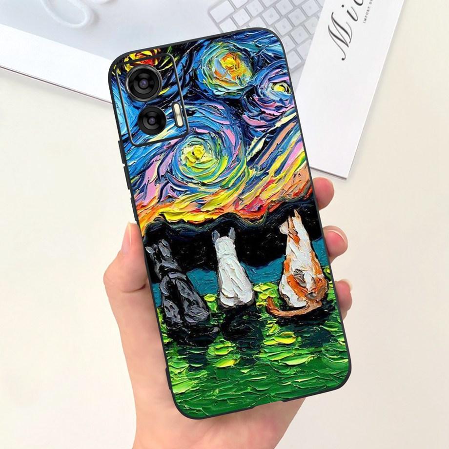 Phone Case for Motorola Edge 30 Neo Edge30 30Neo Cover Capas Cartoon Girly Fashion Pattern Design Covers Soft Silicone Bumper
