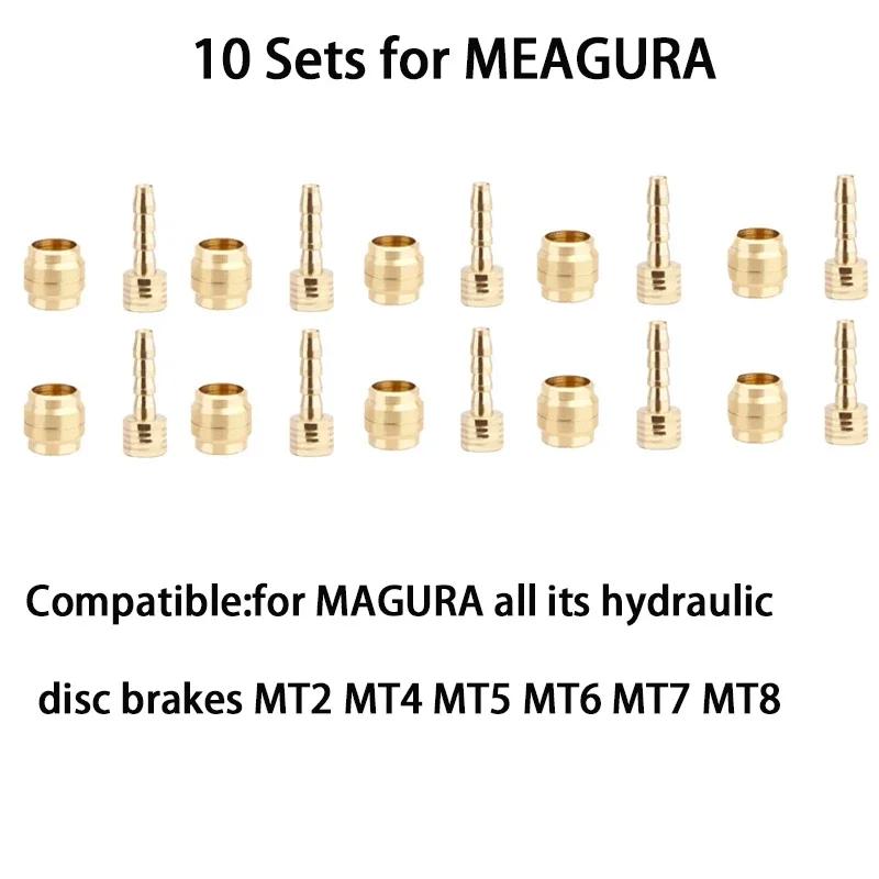 MEROCA 4/10/20set Mountain Bike Oil Needle Hydraulic Brake Olive Head For SHIMANO BH90 BH59 SRAM MAGURA TEKTRO Cycling Parts