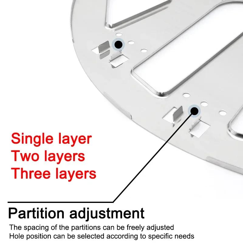 2 Stück Schuhschubladenschrank Scharnier Schrank Scharnier Regal Metallzubehör Edelstahl Faltbares Regalbeschlag 3 Lagen