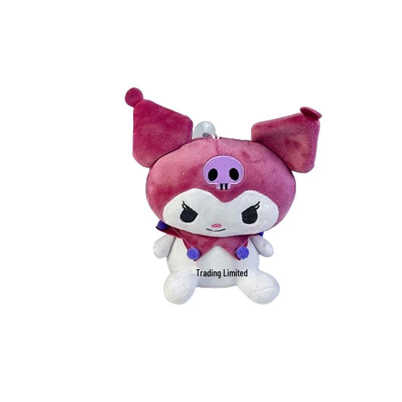 

Японская 8-дюймовая плюшевая кукла Sanrio Kuromi в аниме-стиле для детей, в наличии 20cm ярко-розовый/фиолетовый