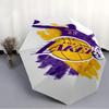 Printed Los Angeles Lakers logo Folding Umbrella,Outdoor,Leisure,And Travel Umbrella,Durable Umbrella Fabric,Birthday And Holiday Gift