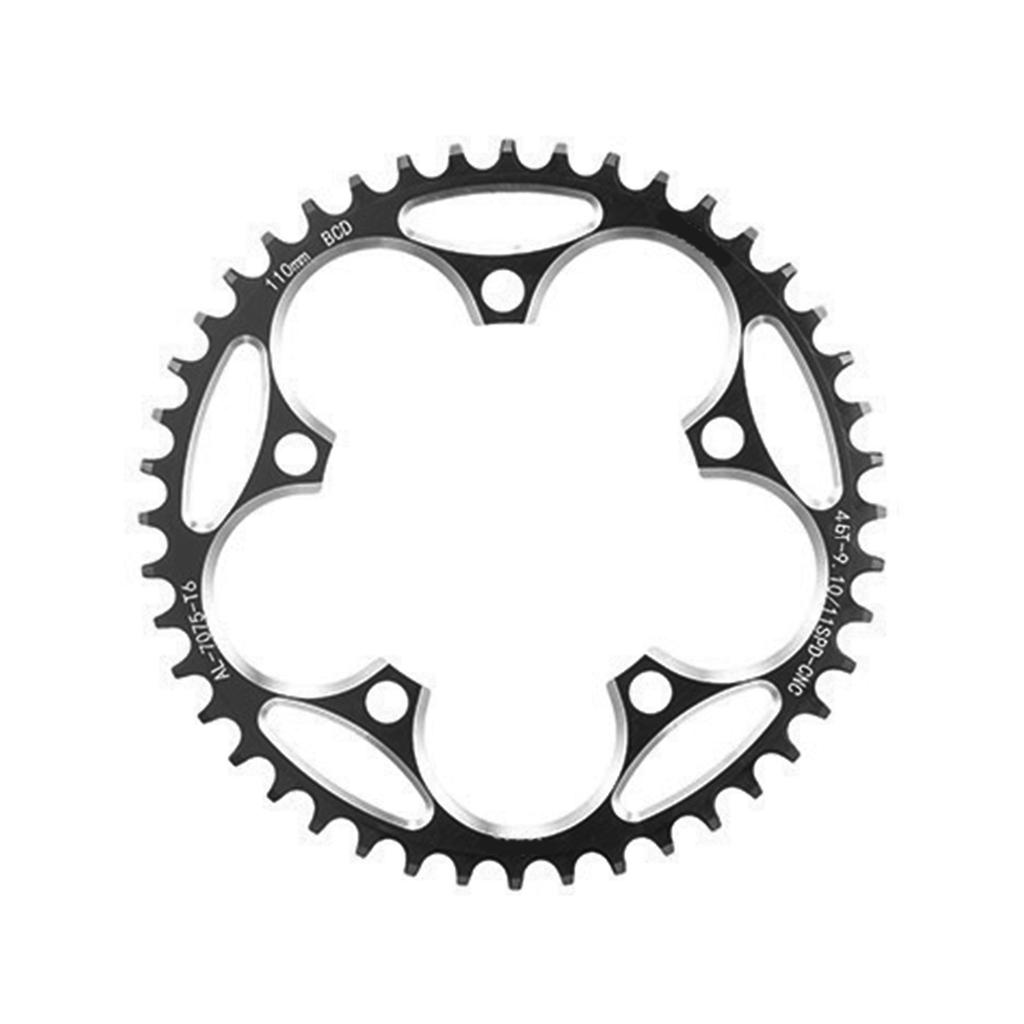 Angrenaj pentru biciclete de munte, montat direct, cu 5 șuruburi, rotund, 110BCD/130BCD, îngust și lat, pentru angrenajul bicicletelor