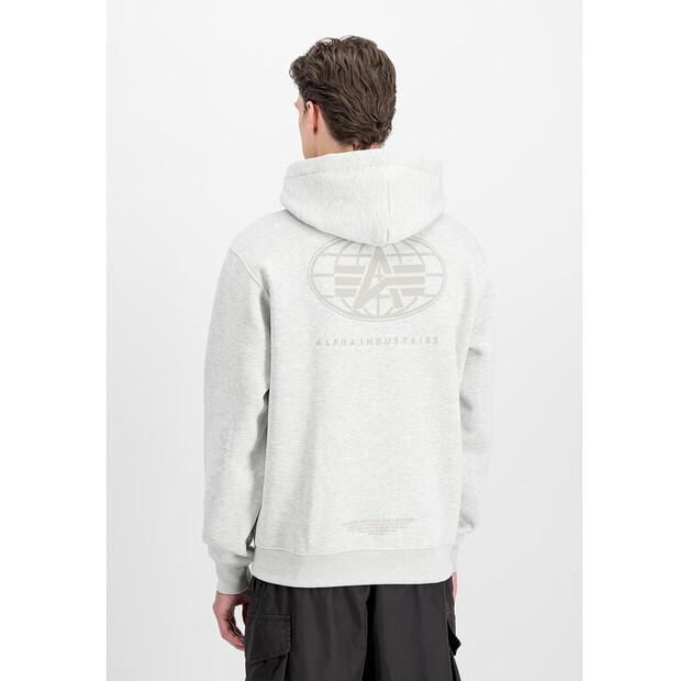Худи Alpha Industries World Logo Backprint Hoodie