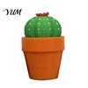 Small Desk Accessory 3D Printed Cactus Fidget Clicker Toy, Simulated Succulents Portable Decompression Toy Ornament, Mini Sensory for Adults