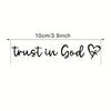 3pcs Faith-Based Car Decals Bible Verse Rear View Mirror Decals  for Car Interior Decor