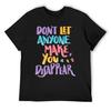 HEARTSTOPPER Zitat - Mr Ajayi - Lass dich von niemandem verschwinden T-Shirt T-Shirts Shirts Grafik-T-Shirts Herren Grafik