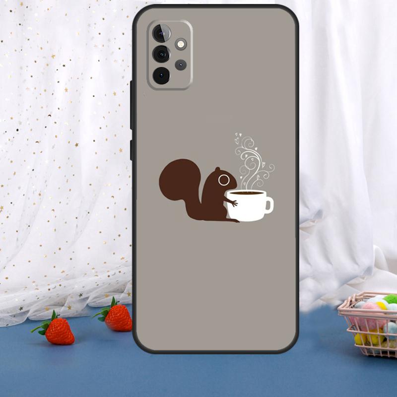 Cartoon Animal Squirrel For Samsung Galaxy A55 A35 A05 A52 A32 A22 A54 A14 A16 A26 A36 A56 A06 A15 A53 A33 A13 Case