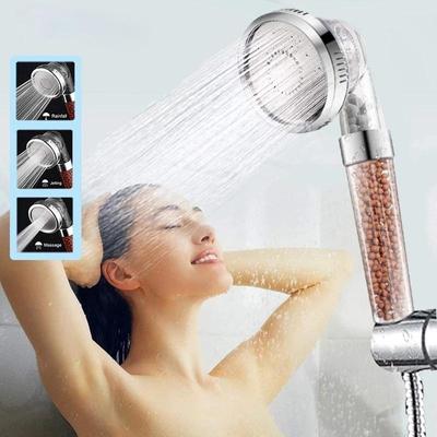 Bath Shower Head High Pressure Saving Water Bathroom Anion Filter Shower SPA Nozzle HMKH YSXX