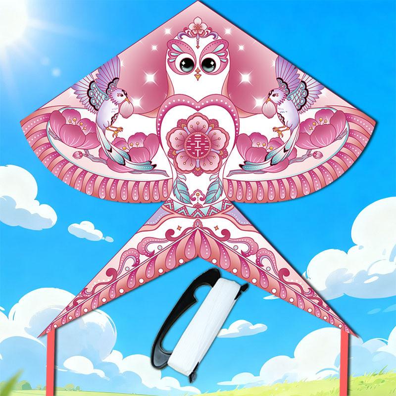 

Swallow Kite With Polyester Material For Children Summer Outdoor Play Pink