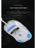 INPHIC B1 Silent Gaming Mouse, Wired, 6 Programmable Buttons, 8800 DPI, Luminous Design, Free Shipping