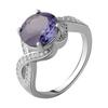 Silver Ring with Alexandrite 2.733ct (2062943) 5.14 Gr. 925 Samples