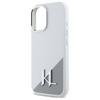 Karl Lagerfeld Klhmp16Sscmkmpch Iphone   16 6,1 Biały/White Hardcase Silicone Initial Metal Logo Magsafe