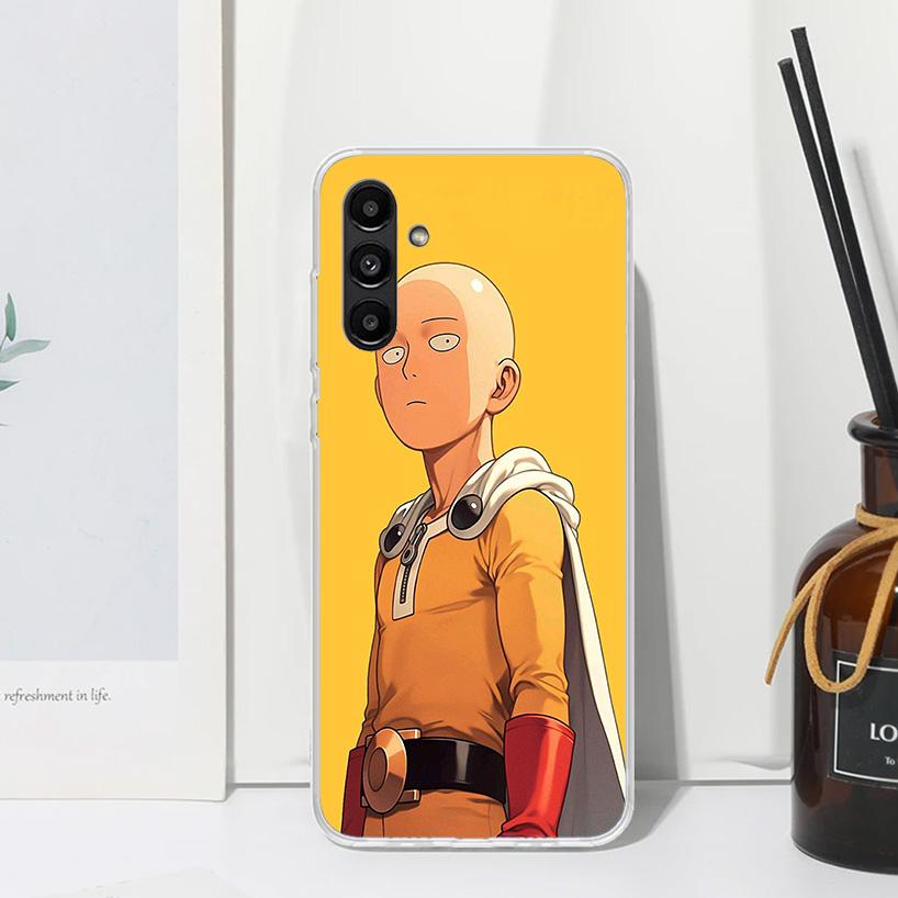 One P-Punch-Man Saitama King Phone Case For Samsung Galaxy A17 A37 A57 A16 A26 A36 A56 A15 A25 A35 A55 A14 A24 A34 A54 A13 A23 A