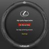 Lexus ES/RX/NX/UX Suede & Leather Steering Wheel Cover