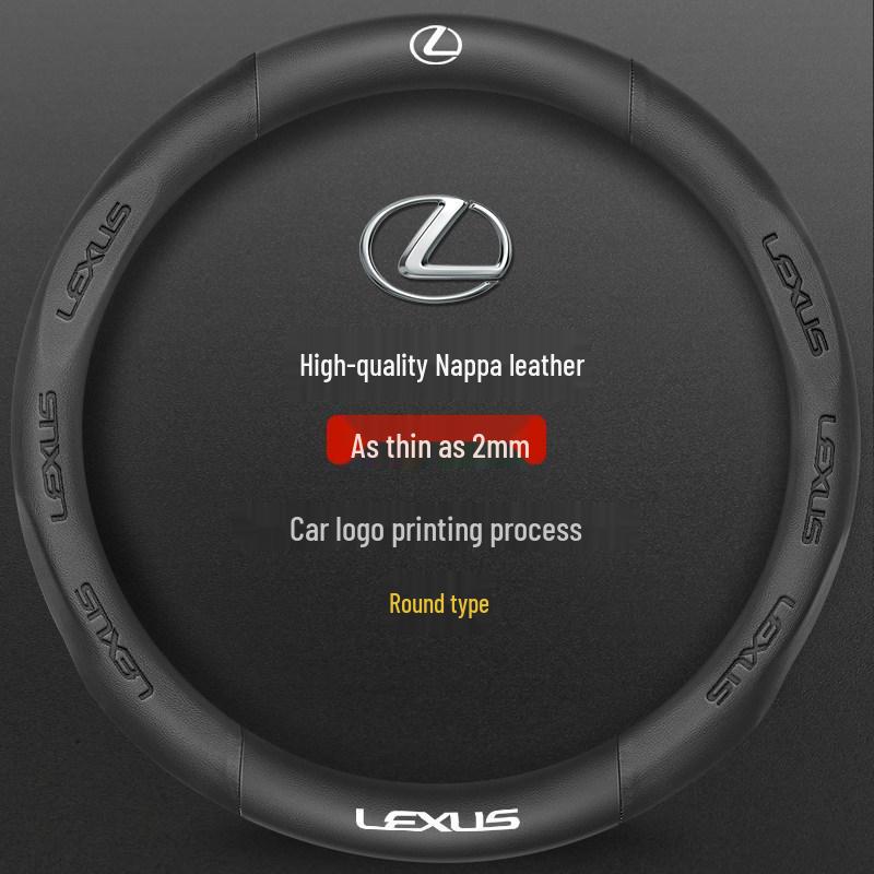 Lexus ES/RX/NX/UX Suede & Leather Steering Wheel Cover