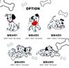 Iknowk Disney 101 Dalmatians Single-Sided Badge 5 Types