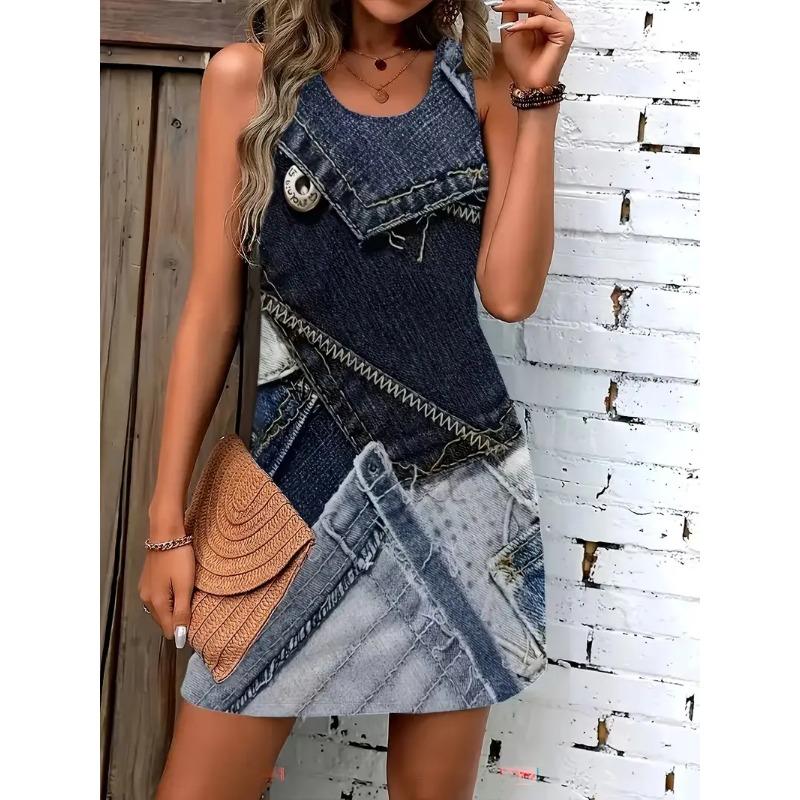 

3d printed sleeveless dress S