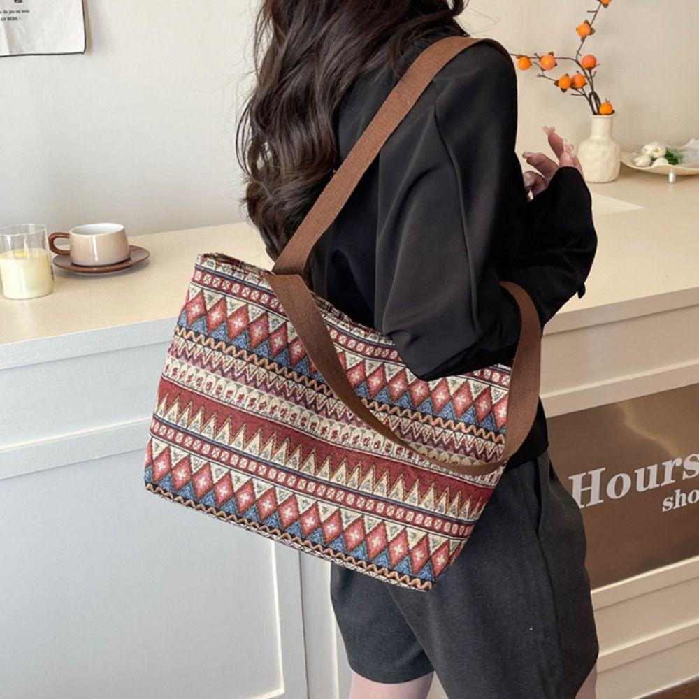 Woven Bag Ethnic Style Crossbody Bags Messenger Bag Bohemian Shoulder Bag  Travel