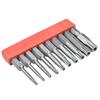 10Pcs 50mm Blossom Head Screwdriver Bit Set 1/4inch Hex Security Screwdriver Drill Magnetic Screwdriver Bit Tool