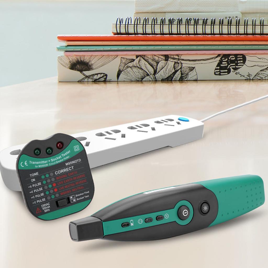 MASTECH MS5902 Automatischer Sicherungsautomat Sicherungssucher Steckdosentester