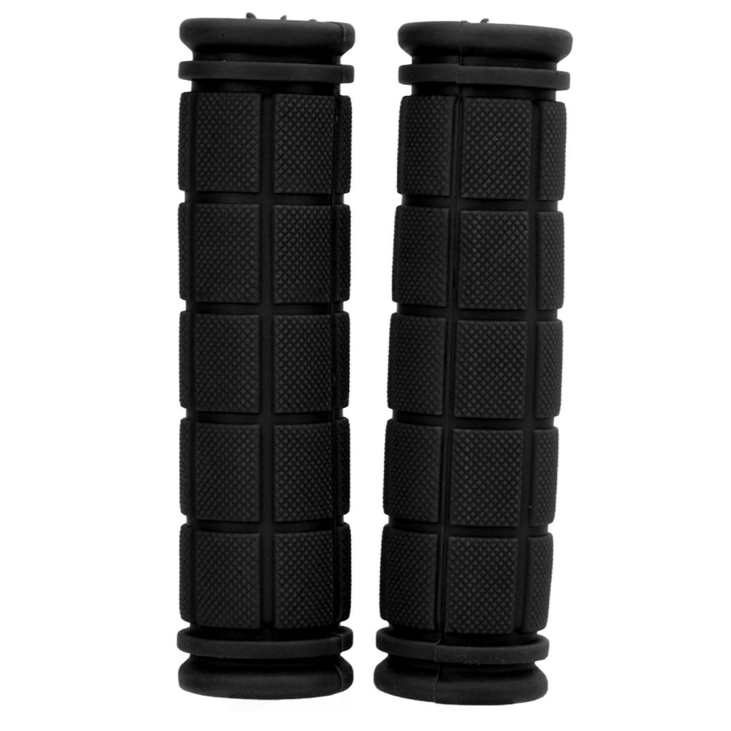 1Pair Rubber Bicycle Handle Grips Anti Slip Handlebar Grips for Mountain Road Urban Bike