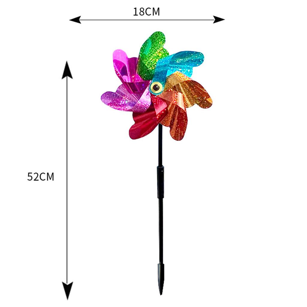 Flower Windmill Wind Spinner Stake Outdoor Decor for Your Patio and Lawn Rotating Sunflower Wind Spinner Stake Garden Decor