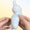 Korean Cute Fluffy Plush 3D Cartoon Elephant Rabbbit Kawaii Animal Easter Bunny Rabbit Toy Model Gift Home Decoration