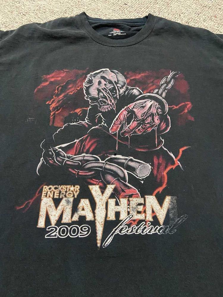 Vintage Mayhem Metal Festival Band Tee Rare Double sided Reprint PA7377 Unisex T-Shirt XL