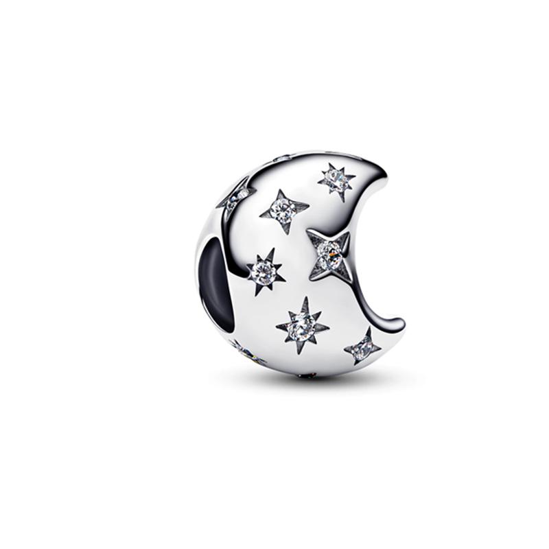 Sparkling Queen & Regal Crown Stones & Enamel Clip Snowflake Flower&Heart Charm Beads Fit Original Bracelet Diy Jewelry