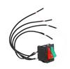 Electric Sprayer Power Switch Boat Type Switch Single Double Switch Accessories Agricultural-Insecticide Sprayer Charging Parts