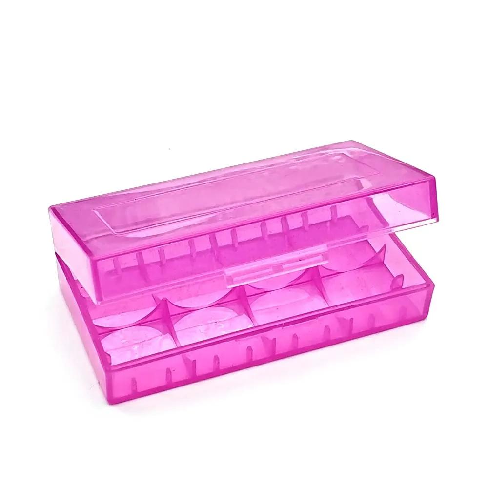 

18650 16340 Держатель для батареек Бокс для хранения Цвет на выбор Синий/Розовый/Белый/Зеленый/Желтый Вмещает 2 шт. 18650/4 шт. 16340 батареек красный