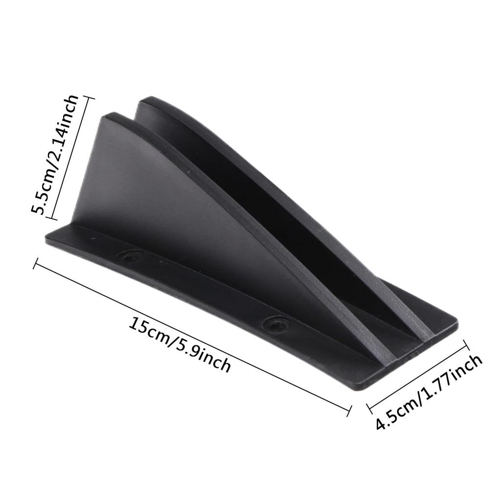 Rear Bumper Spoiler,Rear Bumper Lip ,4 Car Shaker Fin Wing Spoiler | Rear Bumper